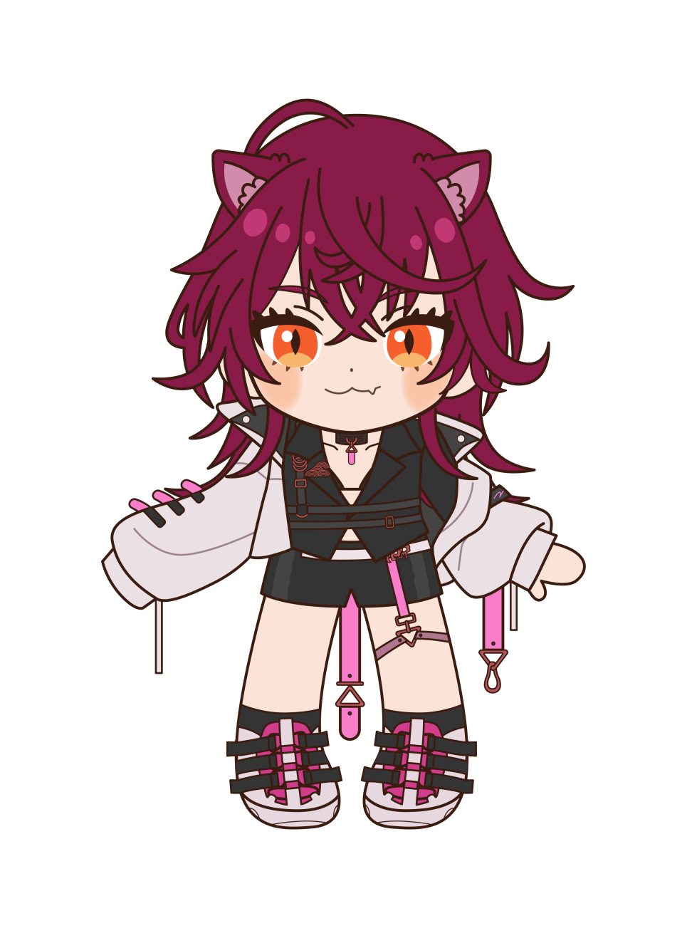 アクスタキーホルダー めこ